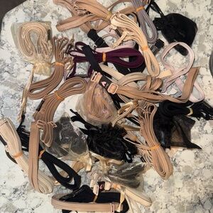 Assorted Elastic Bands in Neutral Tones